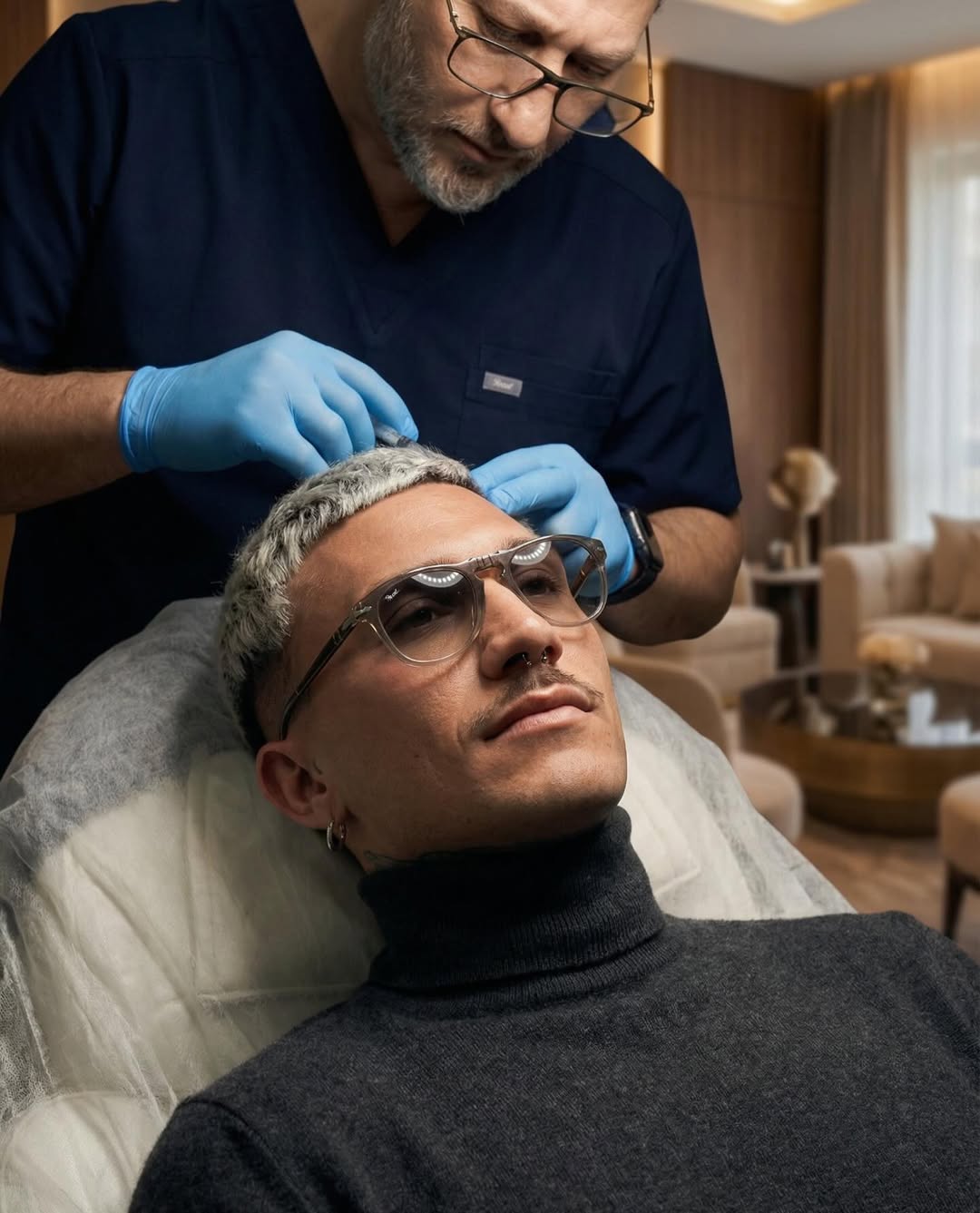 Diagnosi cuoio capelluto prima del trapianto capelli a Istanbul